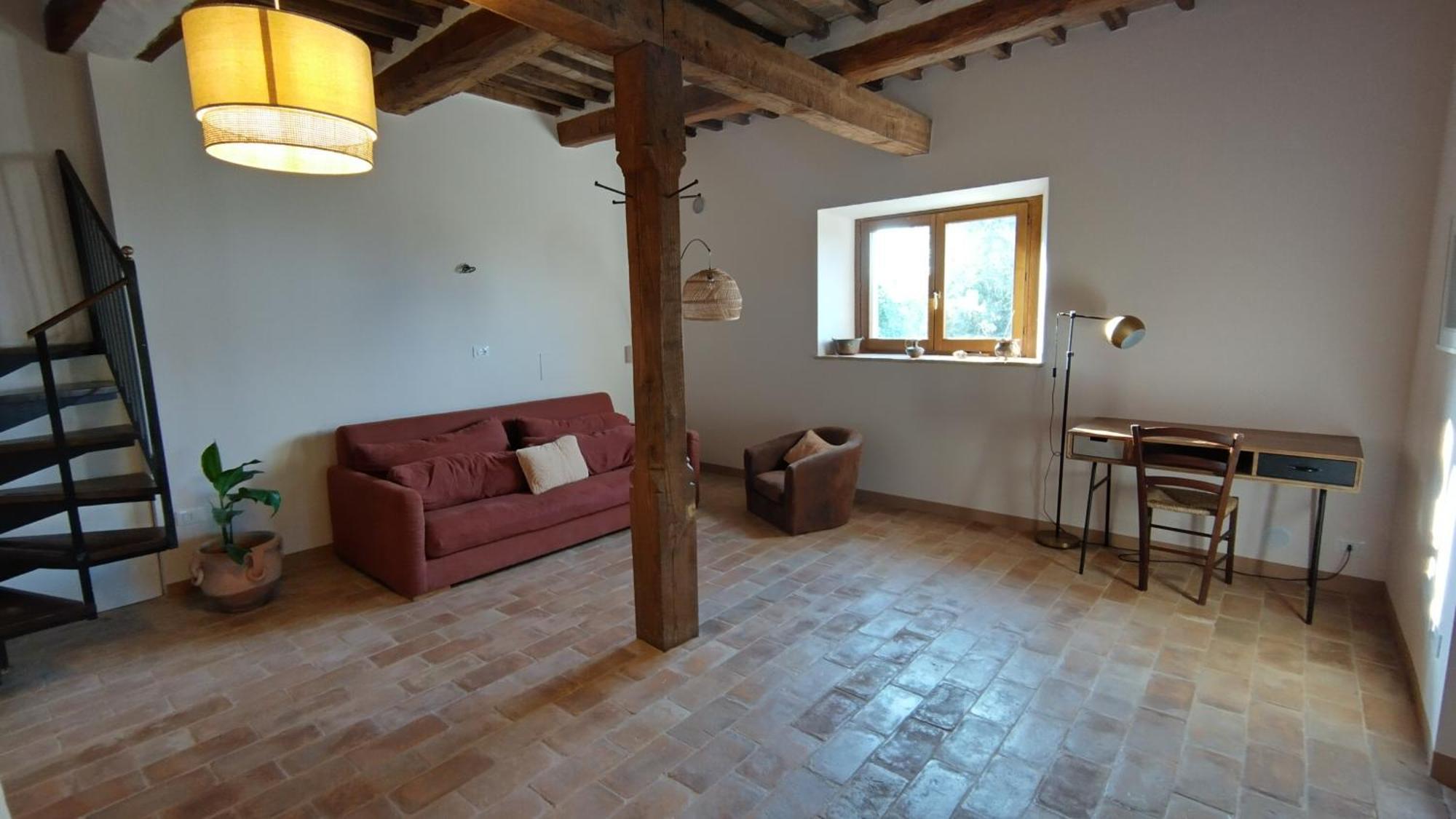 Podere Cerrete - Eco Farmhouse Кастель-дель-Пьяно Экстерьер фото
