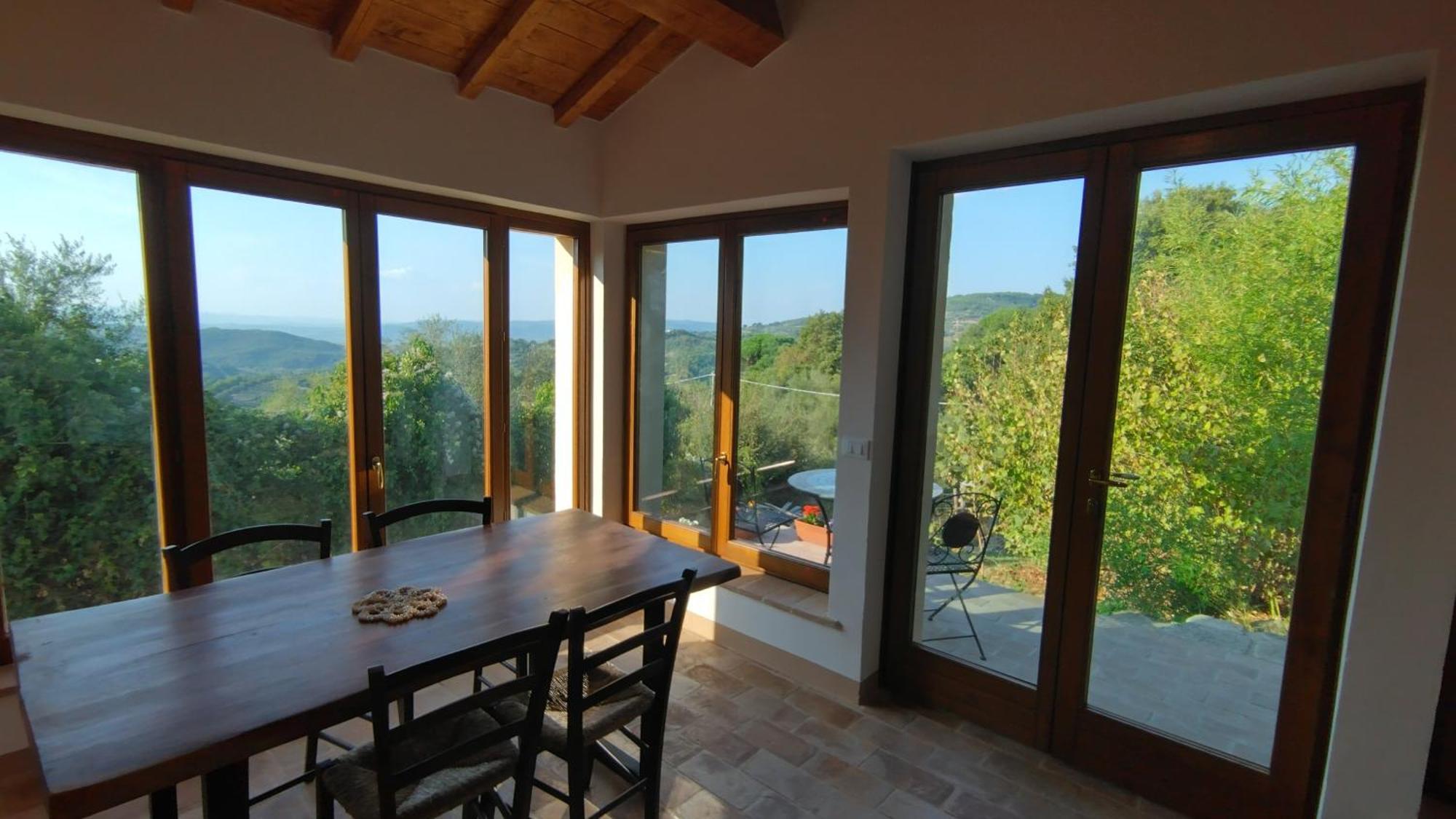 Podere Cerrete - Eco Farmhouse Кастель-дель-Пьяно Экстерьер фото